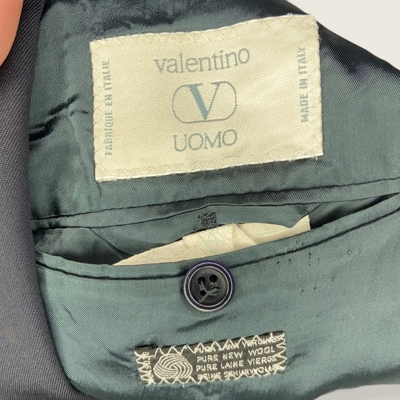 Valentino Two Button Suit Jacket Blazer - Picture 5 of 8